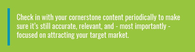 cornerstone content quote